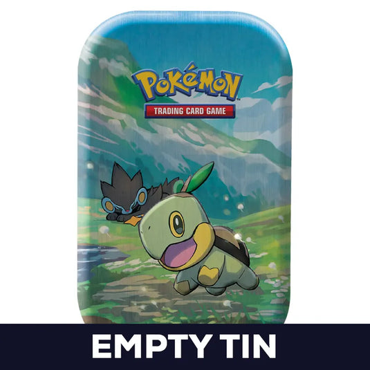 Pokemon - Sinnoh Stars - Mini Tins - Turtwig & Luxray - Empty Mini Tin