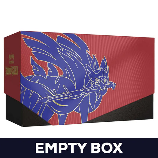 Pokemon - Sword & Shield - Empty Elite Trainer - Storage Box (Zacian)