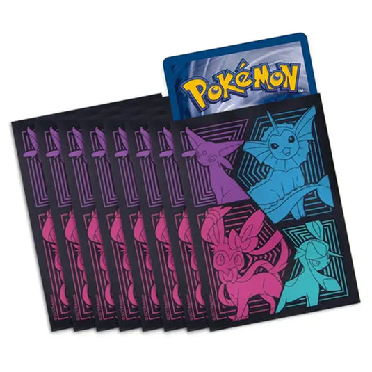 Pokemon - Sword & Shield - Evolving Skies - Elite Trainer Box - Sylveon, Espeon, Glaceon & Vaporeon - Card Sleeves (65)