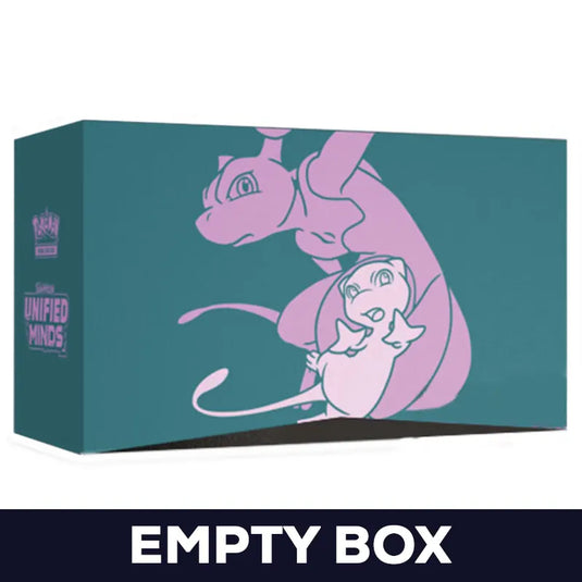 Pokemon - Unified Minds - Empty Elite Trainer - Storage Box (Mew & Mewtwo)