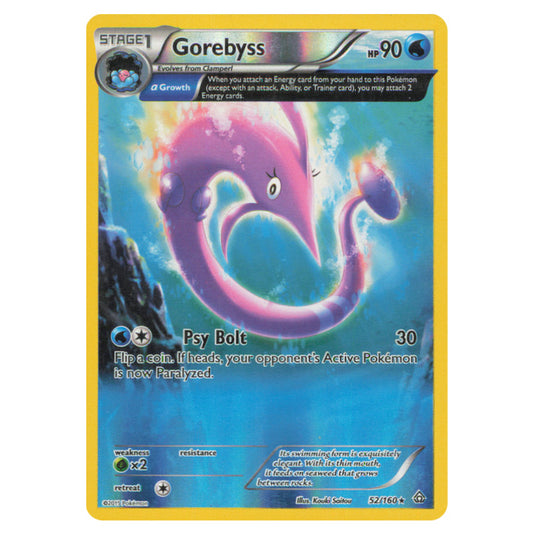 Pokemon - XY Primal Clash - (Reverse Holo) - Gorebyss - 52/160