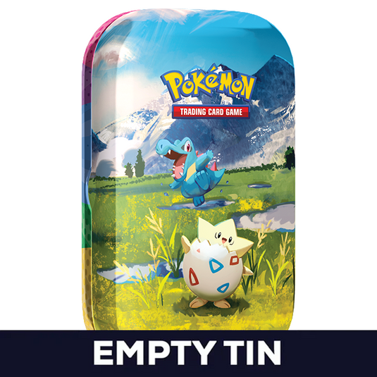 Pokemon - Mega Evolution - Ascended Heros - Mini Tin - Togepi & Totodile - Empty Tin