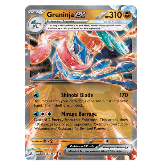 Pokemon Greninja ex Ultra Premium Collection promo card