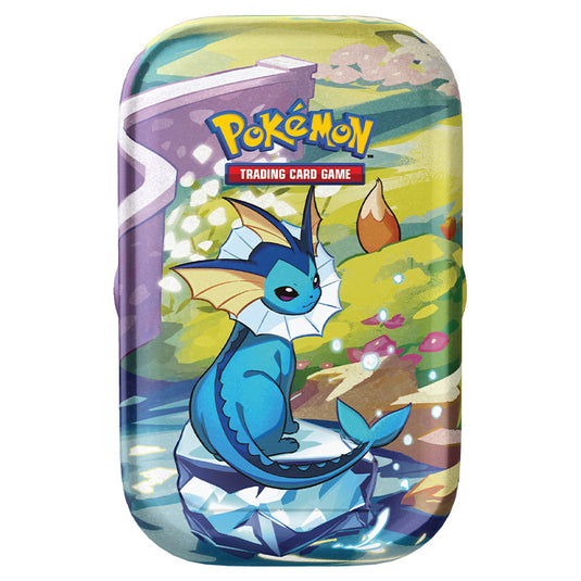 Pokemon - Scarlet & Violet - Prismatic Evolutions - Mini Tin - Vaporeon