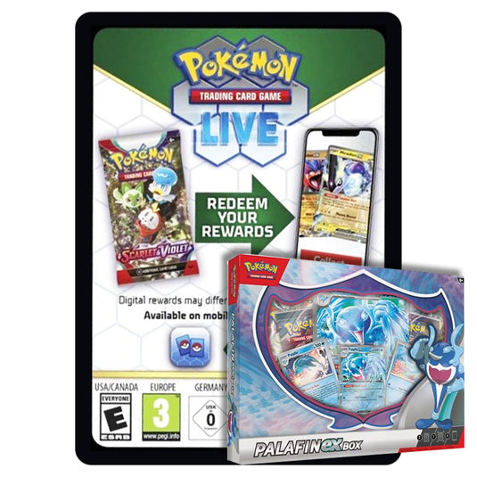 Pokemon - Palafin ex Box - Online Code Card Pokemon - Palafin ex Box - Online Code Card