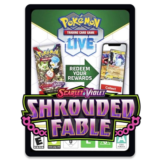 Pokemon Scarlet and Violet Shrouded Fable Code Card