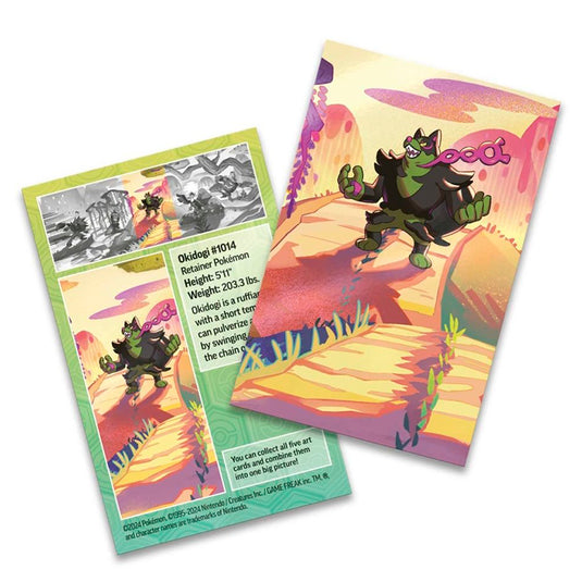 Pokemon Shrouded Fable Mini Tin Okidogi Art Card