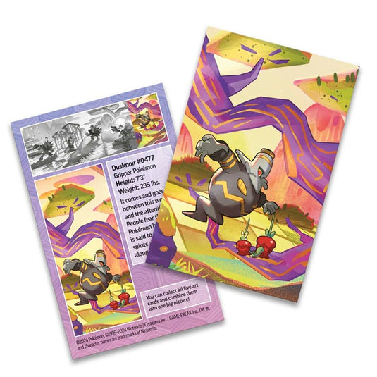 Pokemon Shrouded Fable Mini Tin Dusknoir Art Card