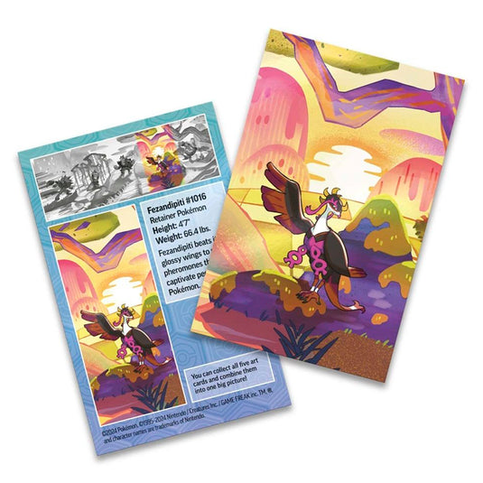 Pokemon Shrouded Fable Mini Tin fezandipiti art card