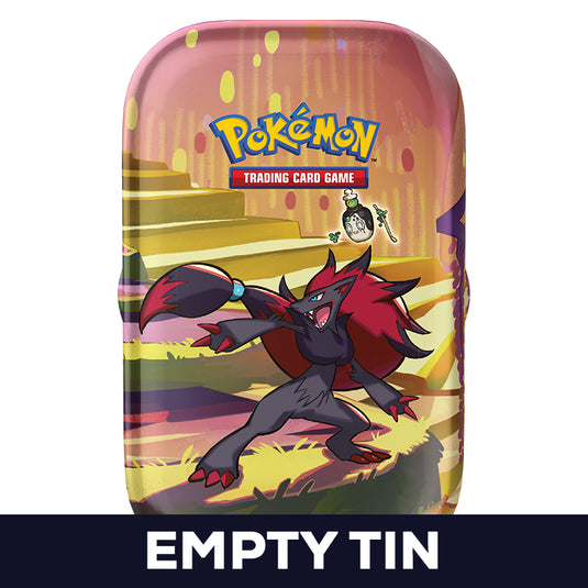 Pokemon Shrouded Fable Mini Tin zoroark empty tin