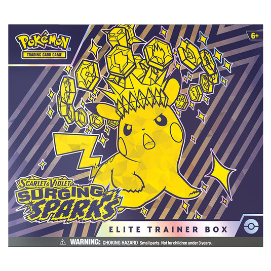 Pokemon TCG Scarlet Violet Surging Sparks Elite Trainer Box front