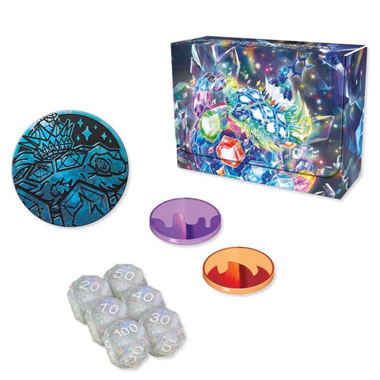 Pokemon Terapagos ex Ultra Premium Collection box and counters