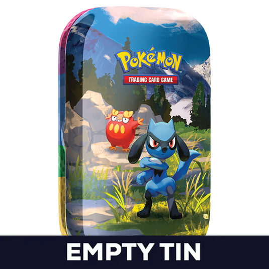 Pokemon - Mega Evolution - Ascended Heros - Mini Tin - Riolu & Darumaka - Empty Tin