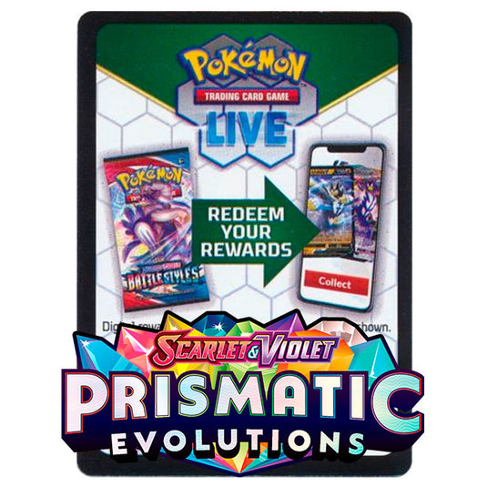 Pokemon - Prismatic Evolutions - Booster Pack - Online Code Card