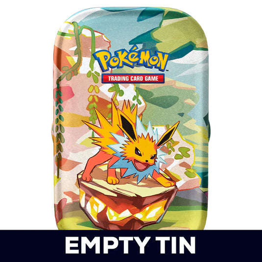 Pokemon - Scarlet & Violet - Prismatic Evolutions - Mini Tin - Jolteon- Empty