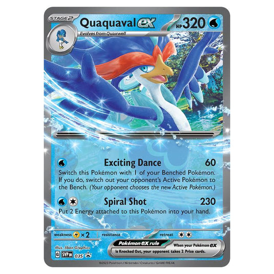 Pokemon - SV Black Star Promos - Quaquaval ex SVP 035