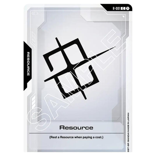 Gundam Card Game - Newtype Rising - Resource (Common) - R-001