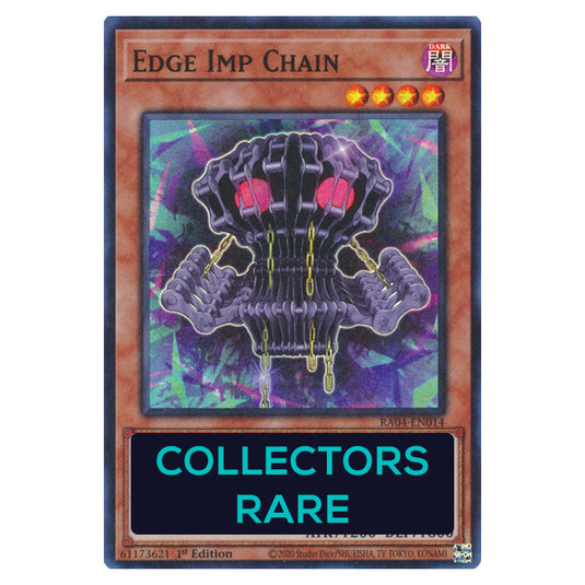 Edge Imp Chain RA04-EN014-CR card from the Yu-Gi-Oh! set Quarter Century Stampede