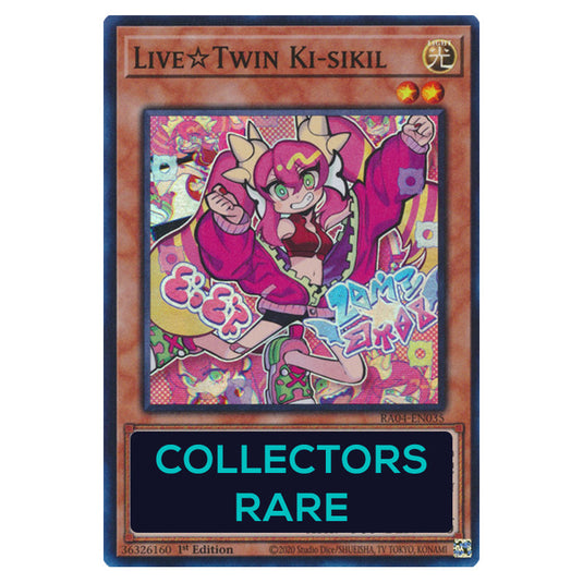 Live☆Twin Ki-sikil RA04-EN035-CR card from the Yu-Gi-Oh! set Quarter Century Stampede