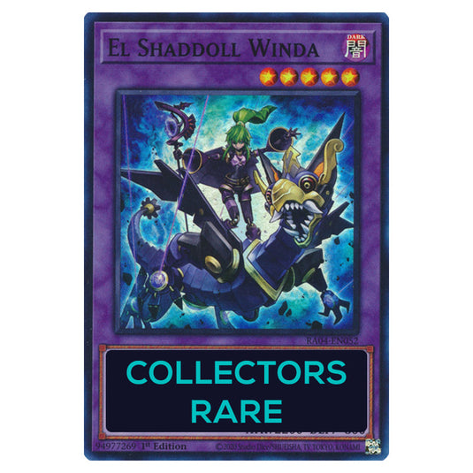 El Shaddoll Winda RA04-EN052-CR card from the Yu-Gi-Oh! set Quarter Century Stampede