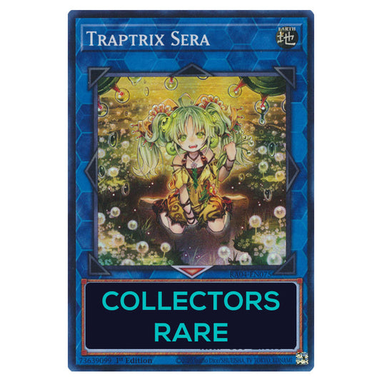 Traptrix Sera RA04-EN075-CR card from the Yu-Gi-Oh! set Quarter Century Stampede