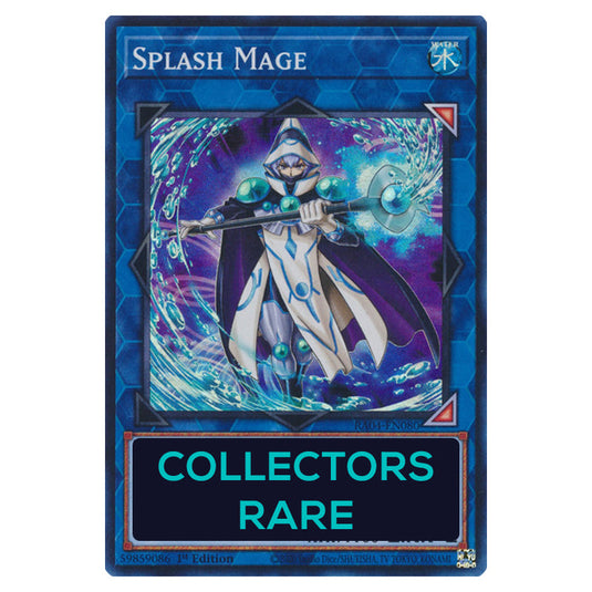 Splash Mage RA04-EN080-CR card from the Yu-Gi-Oh! set Quarter Century Stampede