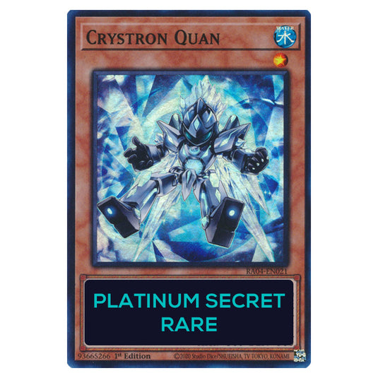 Crystron Quan RA04-EN021-PSR card from the Yu-Gi-Oh! set Quarter Century Stampede