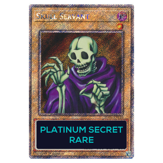 Skull Servant RA04-EN110-PSR card from the Yu-Gi-Oh! set Quarter Century Stampede