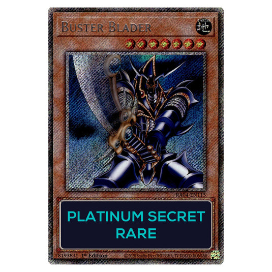 Buster Blader RA04-EN115-PSR card from the Yu-Gi-Oh! set Quarter Century Stampede