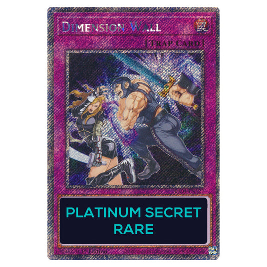 Dimension Wall RA04-EN127-PSR card from the Yu-Gi-Oh! set Quarter Century Stampede