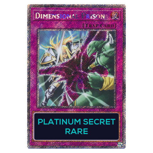 Dimensional Prison RA04-EN132-PSR card from the Yu-Gi-Oh! set Quarter Century Stampede