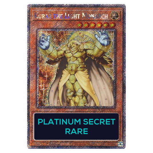 Kuraz the Light Monarch RA04-EN133-PSR card from the Yu-Gi-Oh! set Quarter Century Stampede