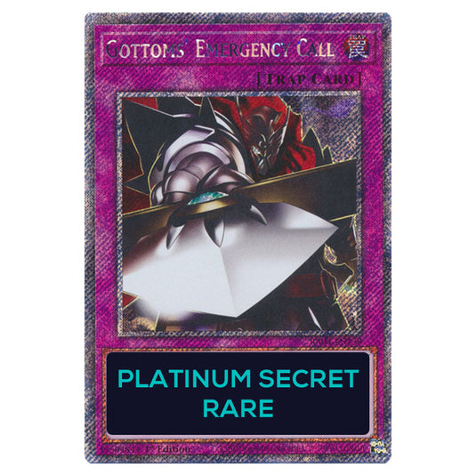 Gottoms' Emergency Call RA04-EN138-PSR card from the Yu-Gi-Oh! set Quarter Century Stampede