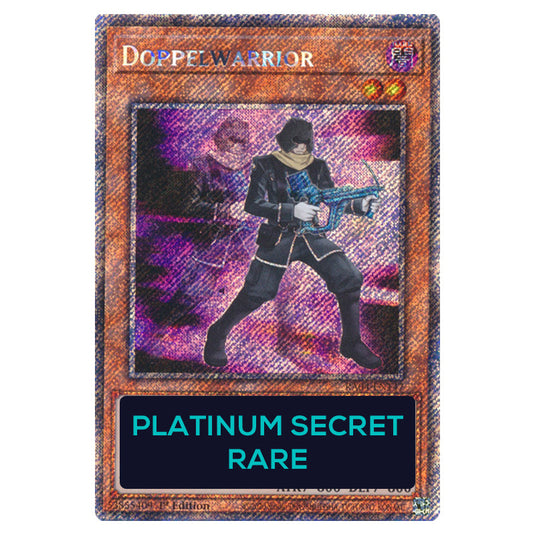 Doppelwarrior RA04-EN147-PSR card from the Yu-Gi-Oh! set Quarter Century Stampede