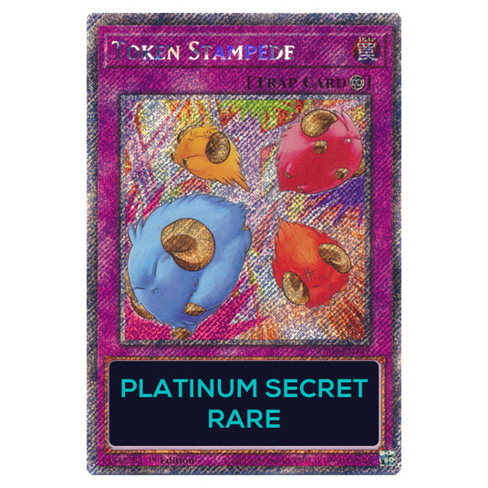 Token Stampede RA04-EN149-PSR card from the Yu-Gi-Oh! set Quarter Century Stampede