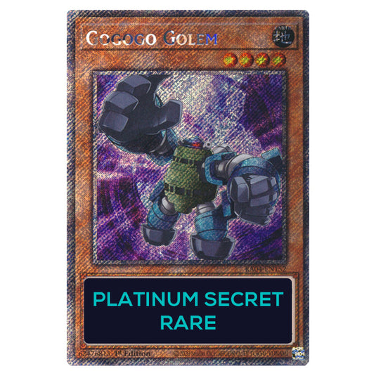 Gogogo Golem RA04-EN152-PSR card from the Yu-Gi-Oh! set Quarter Century Stampede