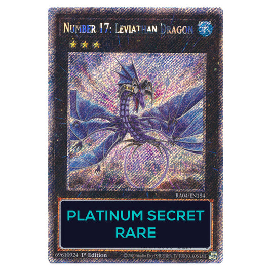 Number 17: Leviathan Dragon RA04-EN154-PSR card from the Yu-Gi-Oh! set Quarter Century Stampede
