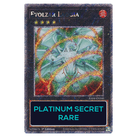 Evolzar Laggia RA04-EN160-PSR card from the Yu-Gi-Oh! set Quarter Century Stampede