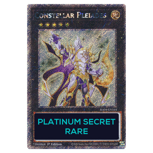 Constellar Pleiades RA04-EN164-PSR card from the Yu-Gi-Oh! set Quarter Century Stampede