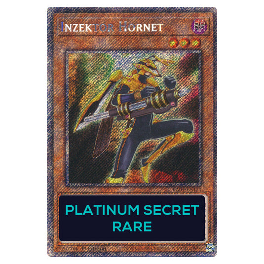 Inzektor Hornet RA04-EN171-PSR card from the Yu-Gi-Oh! set Quarter Century Stampede