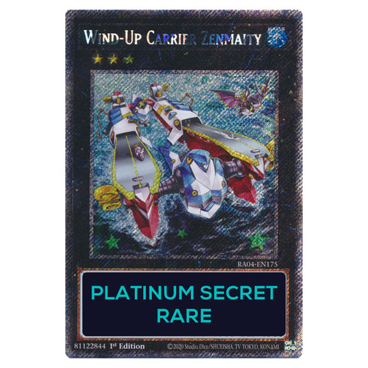 Wind-Up Carrier Zenmaity RA04-EN175-PSR card from the Yu-Gi-Oh! set Quarter Century Stampede