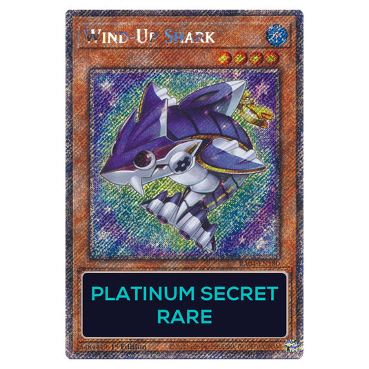 Wind-Up Shark RA04-EN180-PSR card from the Yu-Gi-Oh! set Quarter Century Stampede