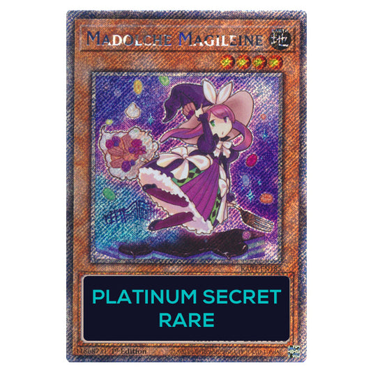 Madolche Magileine RA04-EN185-PSR card from the Yu-Gi-Oh! set Quarter Century Stampede