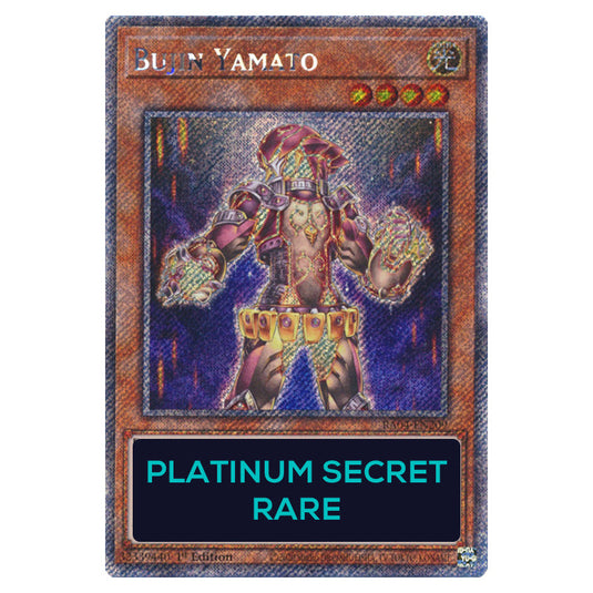 Yu-Gi-Oh! - Quarter Century Stampede - Bujin Yamato (Platinum Secret R Yu-Gi-Oh! - Quarter Century Stampede - Bujin Yamato (Platinum Secret R