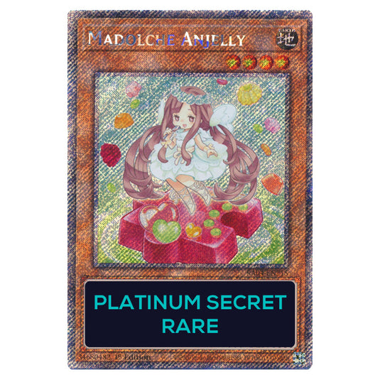 Madolche Anjelly RA04-EN215-PSR card from the Yu-Gi-Oh! set Quarter Century Stampede