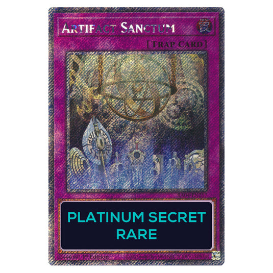 Artifact Sanctum RA04-EN217-PSR card from the Yu-Gi-Oh! set Quarter Century Stampede