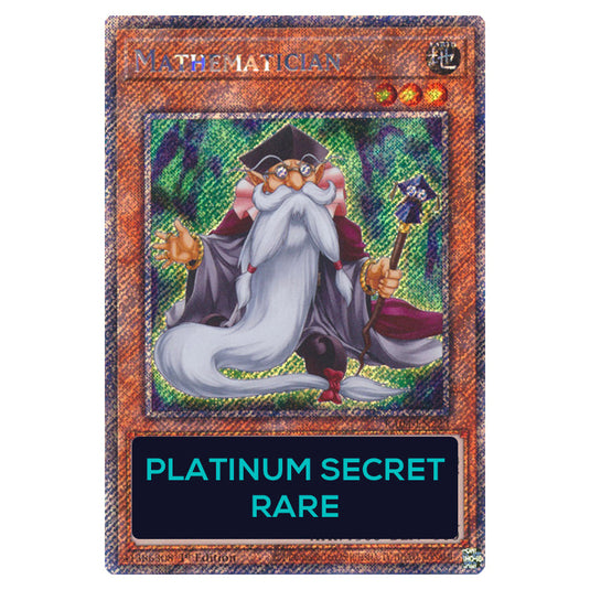 Mathematician RA04-EN223-PSR card from the Yu-Gi-Oh! set Quarter Century Stampede