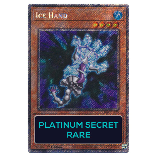 Ice Hand RA04-EN225-PSR card from the Yu-Gi-Oh! set Quarter Century Stampede