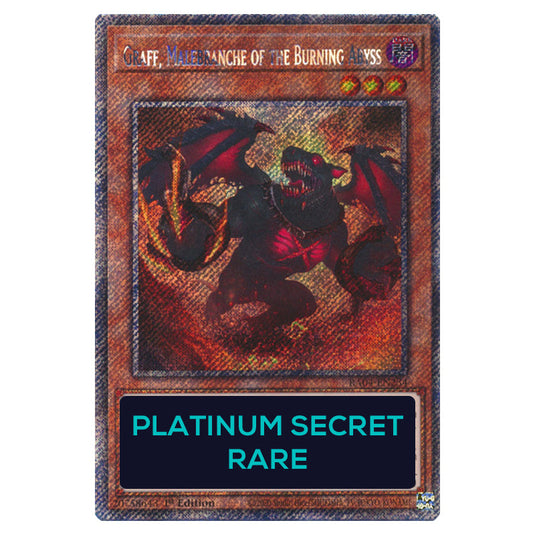 Cir, Malebranche of the Burning Abyss RA04-EN234-PSR card from the Yu-Gi-Oh! set Quarter Century Stampede