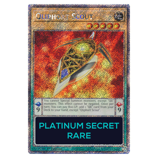 Qliphort Scout RA04-EN236-PSR card from the Yu-Gi-Oh! set Quarter Century Stampede